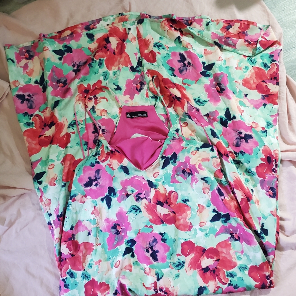 Floral maxi dress